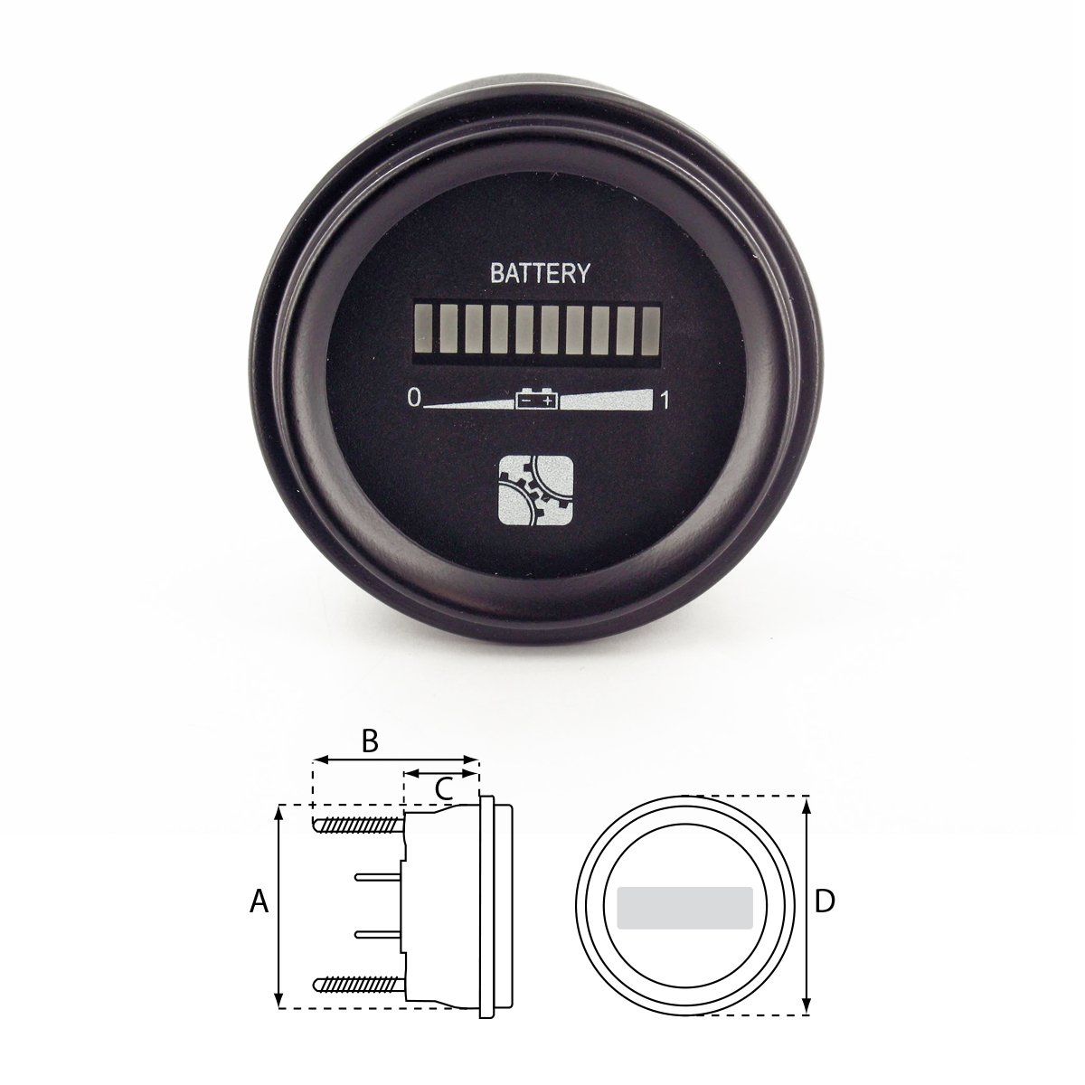 Batterieanzeige 48V LED